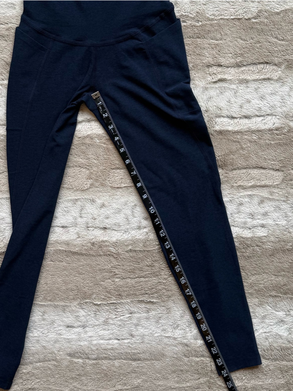 Beyond Yoga Spacedye Love the Bump Midi Maternity Legging in Nocturnal Navy - Picture 7 of 16